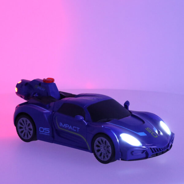 Samochód zdalnie sterowany Transformer Revolt TRANSFORMING ROBOT RACER niebieski - obrazek 8