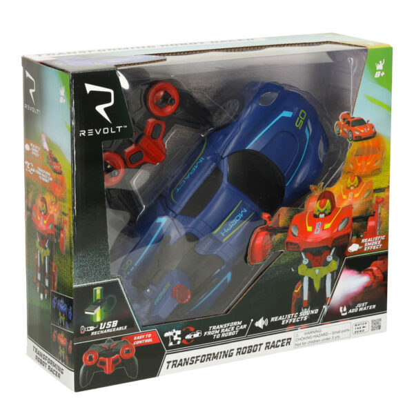 Samochód zdalnie sterowany Transformer Revolt TRANSFORMING ROBOT RACER niebieski - obrazek 10