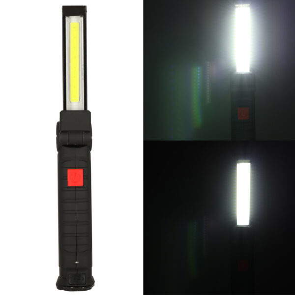 Lampa warsztatowa latarka LED USB 5 trybów składana magnes hak akumulator 1200 mAh 200 lm KAFUWELL - obrazek 2