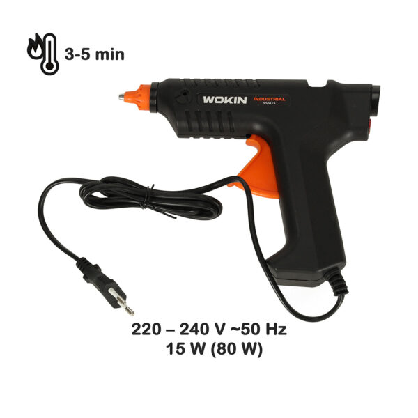 WOKIN Pistolet do kleju klejenia na gorąco 15W + wkłady 11,2mm - obrazek 3