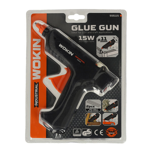 WOKIN Pistolet do kleju klejenia na gorąco 15W + wkłady 11,2mm - obrazek 9
