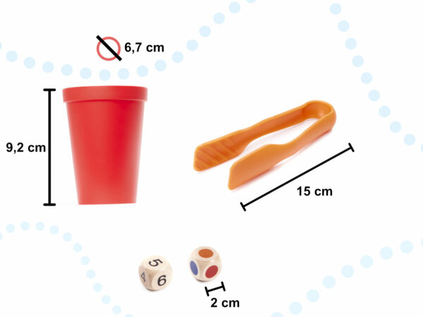 Kamyki kreatywne kolorowe układanka montessori 65 el. - obrazek 3