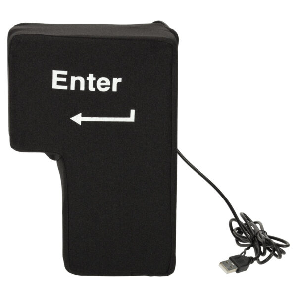 Klawisz ENTER duża antystresowa poduszka USB - obrazek 2