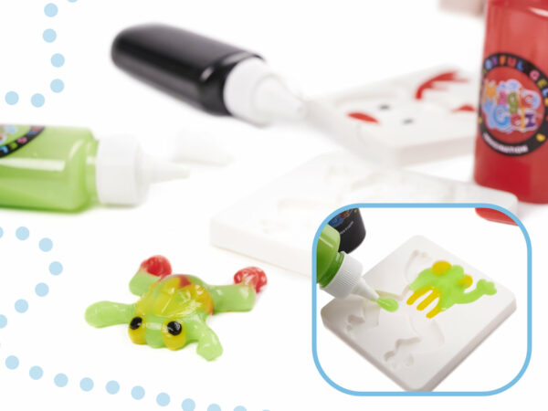 Klej żel kryształowy 3D crystal glue kreatywny zestaw w wiaderku 26el. - obrazek 5