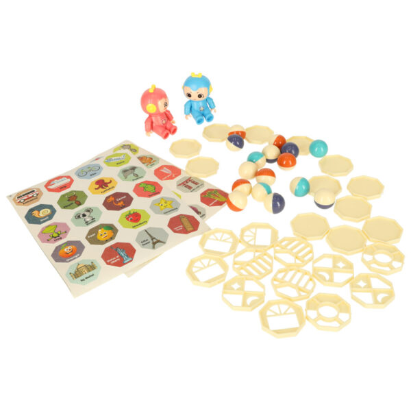 Klocki magnetyczne magnetic sticks marble tor kulkowy z dźwiękiem muzyką grający 118 elementów - obrazek 9