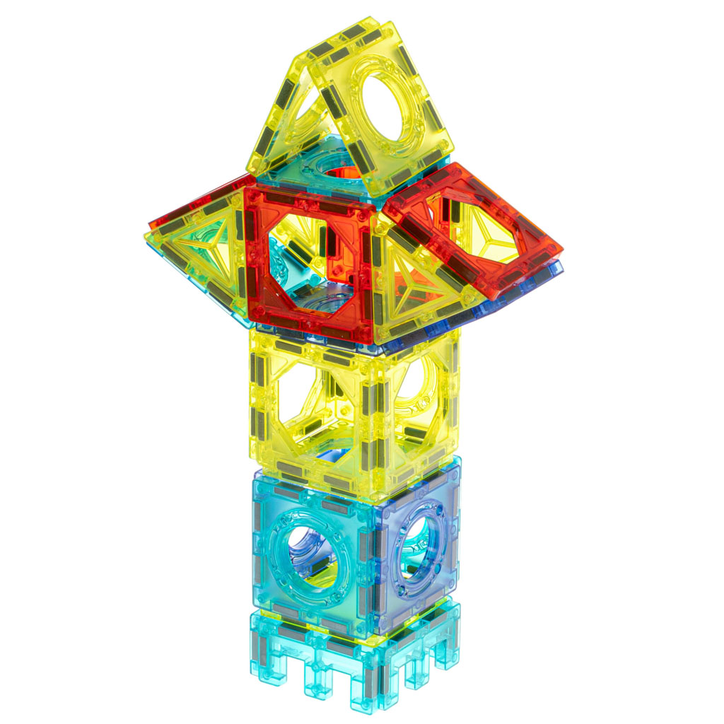 Klocki magnetyczne marble tor kulkowy świecący 202 elementy - obrazek 11