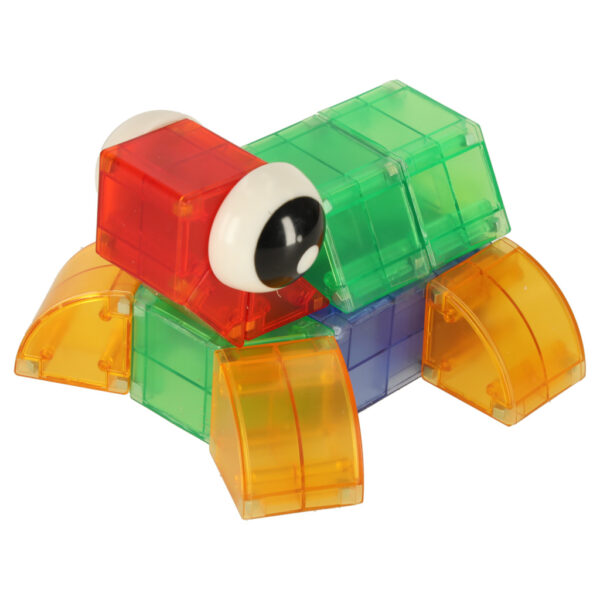 Klocki magnetyczne konstrukcyjne świecące elementy figury 3D 32el. - obrazek 2