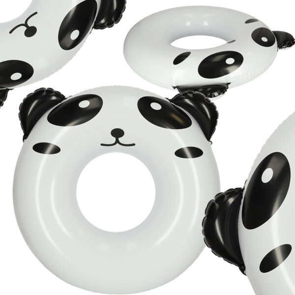 Kółko do pływania koło dmuchane kółko plażowe panda 80cm max 60kg - obrazek 5