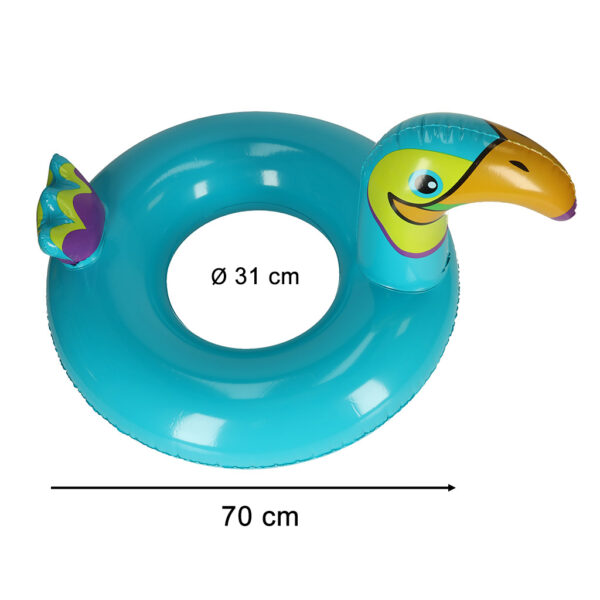 Kółko do pływania koło dmuchane tukan 70cm max 40kg - obrazek 5