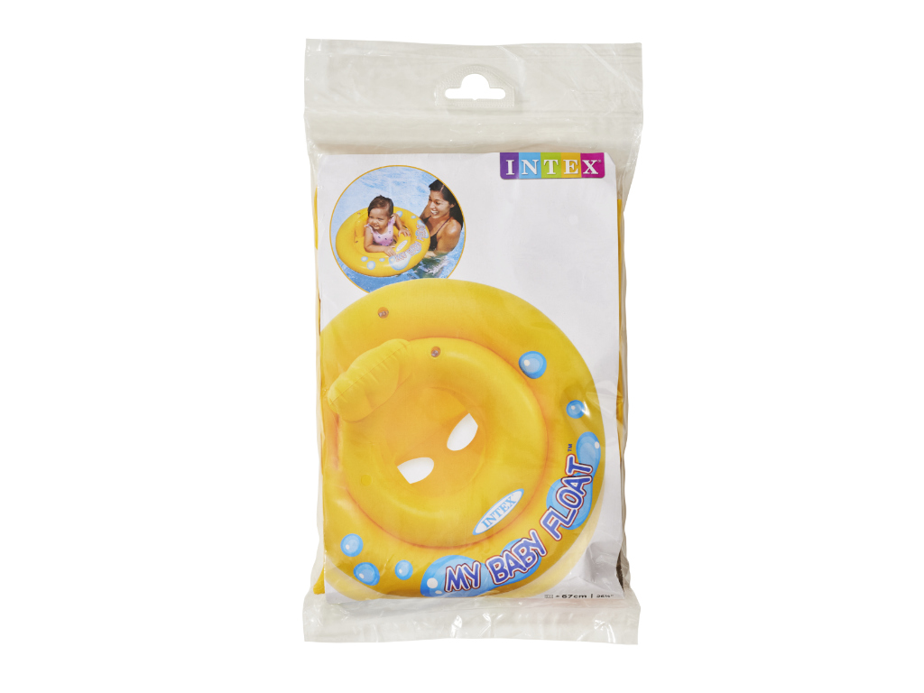 Kółko do pływania dla niemowląt koło pontonik dla dzieci dmuchany z siedziskiem pontonik INTEX max 15 kg 6-18miesięcy - obrazek 2