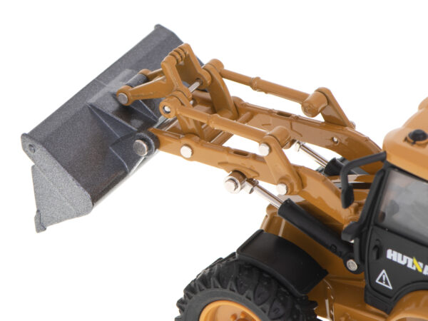 Koparka ładowarka metalowa z ruchomymi łyżkami Die-Cast H-toys 1704 1:50 - obrazek 7