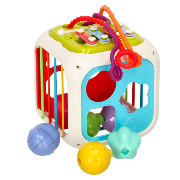 Kostka edukacyjna sorter cymbałki 7w1 Bibi-inn - obrazek 2