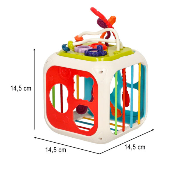 Kostka edukacyjna sorter cymbałki 7w1 Bibi-inn - obrazek 9