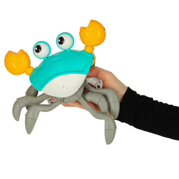 Krab pełzający interaktywny z dźwiękiem zielony - obrazek 6