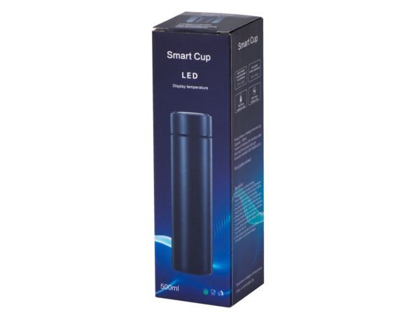 Kubek bidon termiczny termos smart LED 500ml czarny - obrazek 3