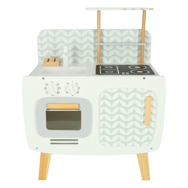 Kuchnia dla dzieci drewniana MDF LULILO RETRO akcesoria 73cm - obrazek 3