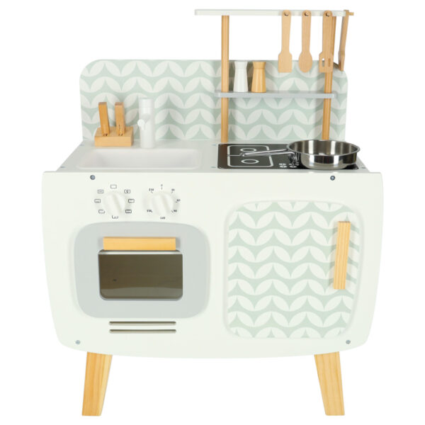 Kuchnia dla dzieci drewniana MDF LULILO RETRO akcesoria 73cm - obrazek 5