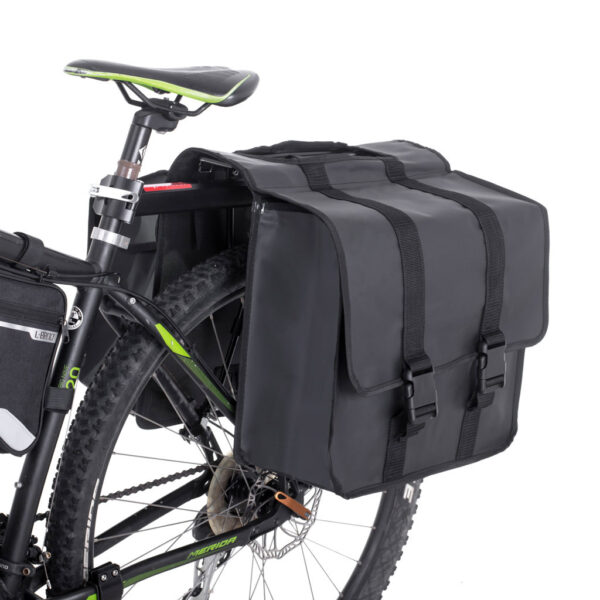 Torba sakwa RALLEX rowerowa podwójna dwukomorowa boczna na rower bagażnik 35L - obrazek 3