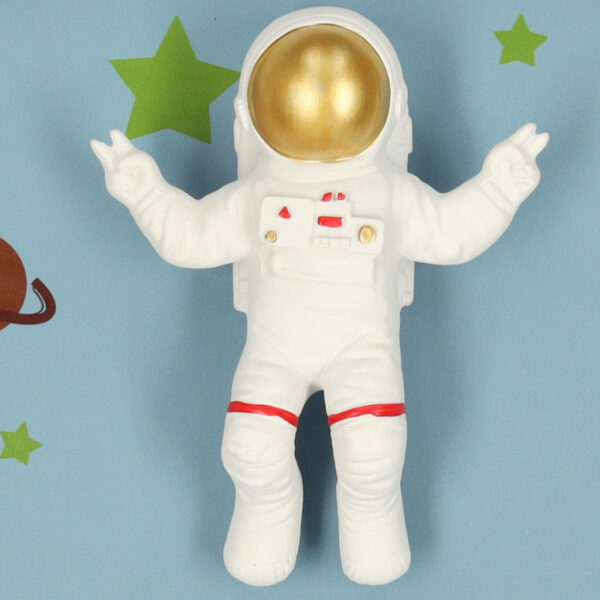 Lampa LED sufitowa plafon do pokoju dziecięcego ściemniana LUMELA + pilot astronauta - obrazek 6