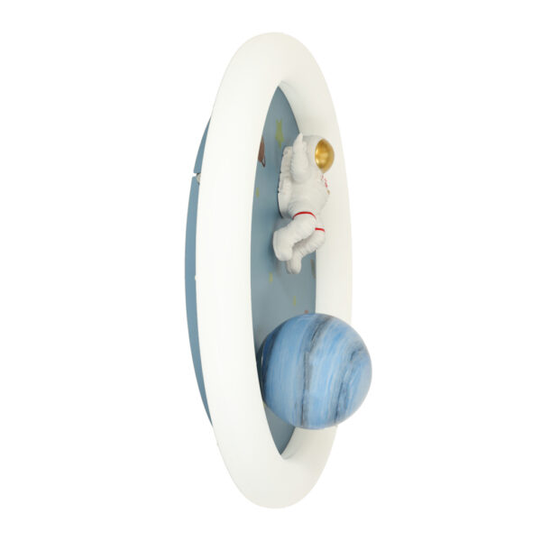 Lampa LED sufitowa plafon do pokoju dziecięcego ściemniana LUMELA + pilot astronauta - obrazek 7