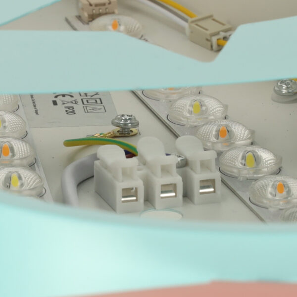 Lampa LED sufitowa plafon do pokoju dziecięcego ściemniana LUMELA + pilot samolot - obrazek 9