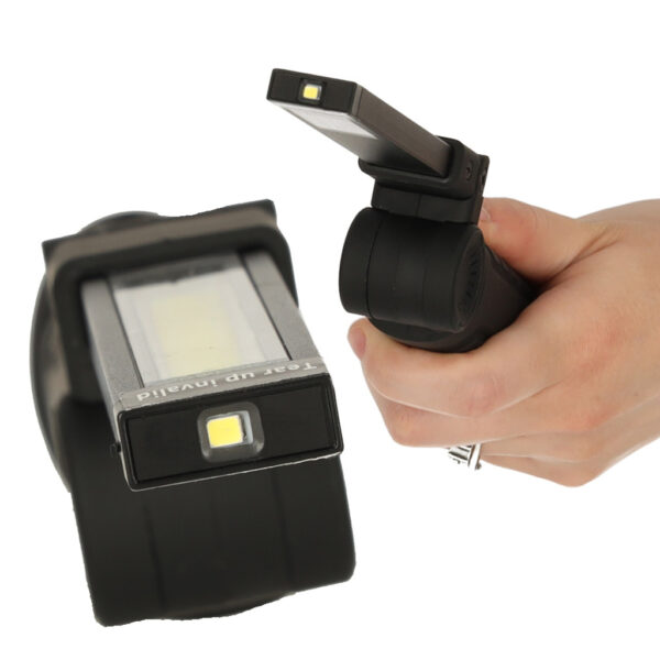 Lampa warsztatowa latarka LED USB 5 trybów składana magnes hak akumulator 1200 mAh 200 lm KAFUWELL - obrazek 13