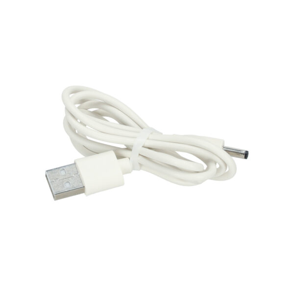 Lampka nocna dla dzieci silikonowa dotykowa miękka USB biała kotek leżący - obrazek 4