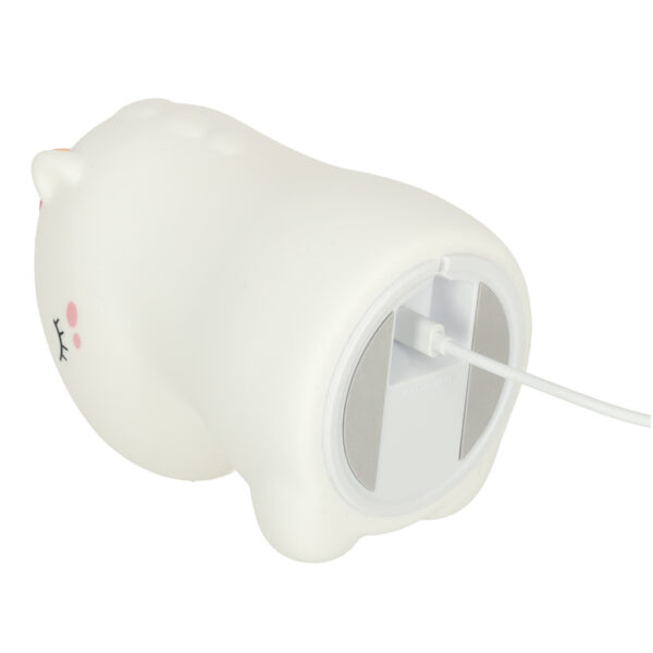 Lampka nocna dla dzieci silikonowa dotykowa miękka LED biała RGB jednorożec - obrazek 5