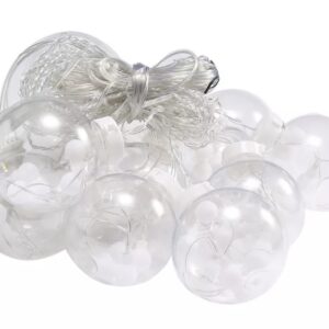 Lampki LED kurtyna kule świąteczne choinkowe 3m 108LED multikolor