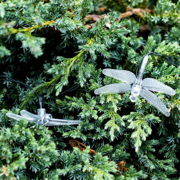 Lampki ogrodowe solarne ważki 6,5m 30LED multikolor - obrazek 4