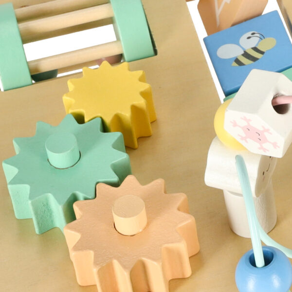 Stolik manipulacyjny LULILO montessori miętowy - obrazek 5