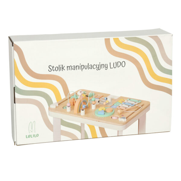 Stolik manipulacyjny LULILO montessori miętowy - obrazek 7