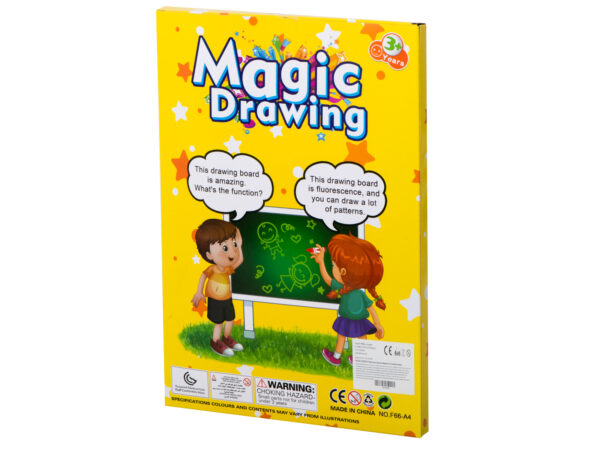 Magiczna tablica do rysowania światłem + długopis UV kreatywny zestaw - obrazek 6
