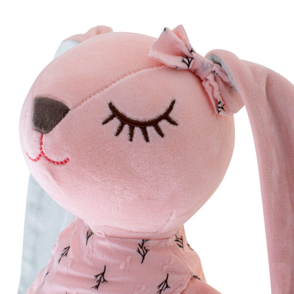 Maskotka pluszowa królik różowy 52cm - obrazek 3