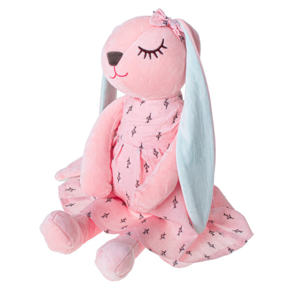 Maskotka pluszowa królik różowy 52cm - obrazek 4