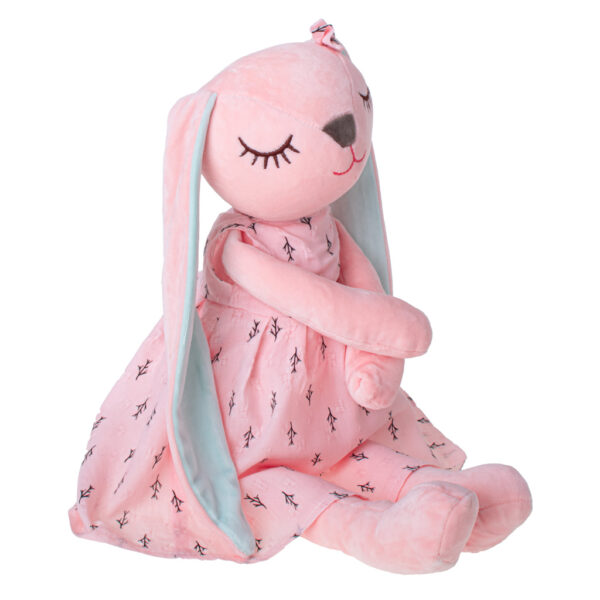 Maskotka pluszowa królik różowy 52cm - obrazek 5