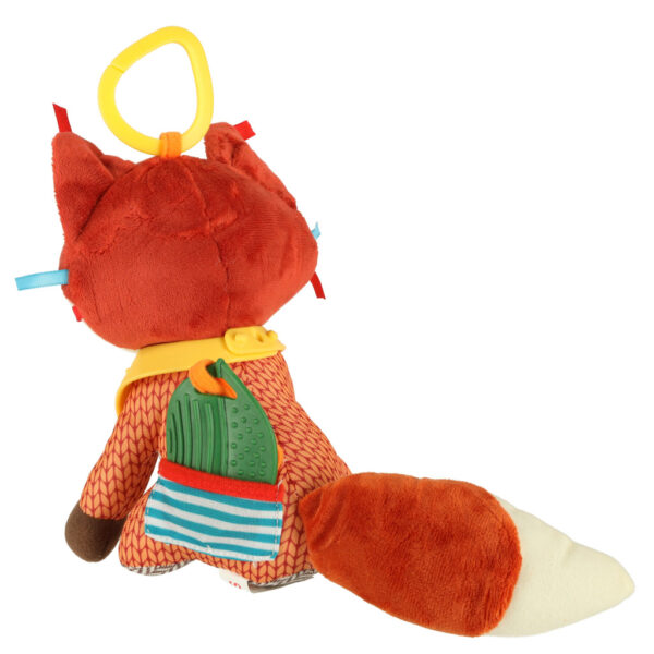 Maskotka sensoryczna zawieszka do wózka lisek - obrazek 2