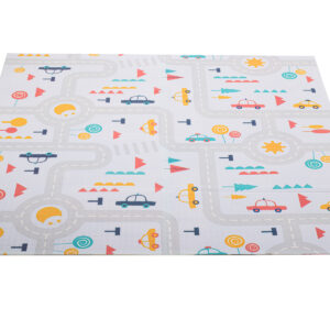 Mata edukacyjna piankowa dwustronna składana ulica las 177 x 158 cm