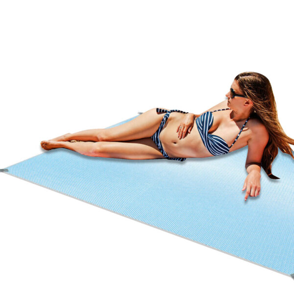 Mata plażowa koc na plażę sand free XXL 200x200cm - obrazek 4