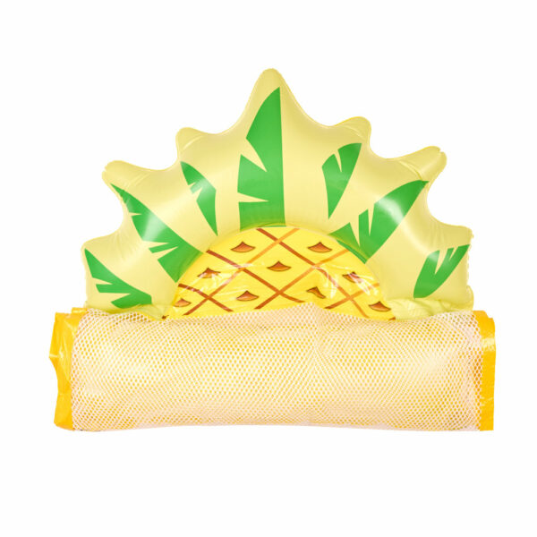 Materac dmuchany plażowy hamak wodny leżak fotel krzesło do pływania basenu ananas - obrazek 6