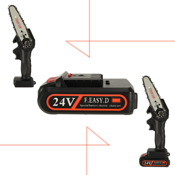 Piła łańcuchowa ręczna pilarka USB w walizce - obrazek 4