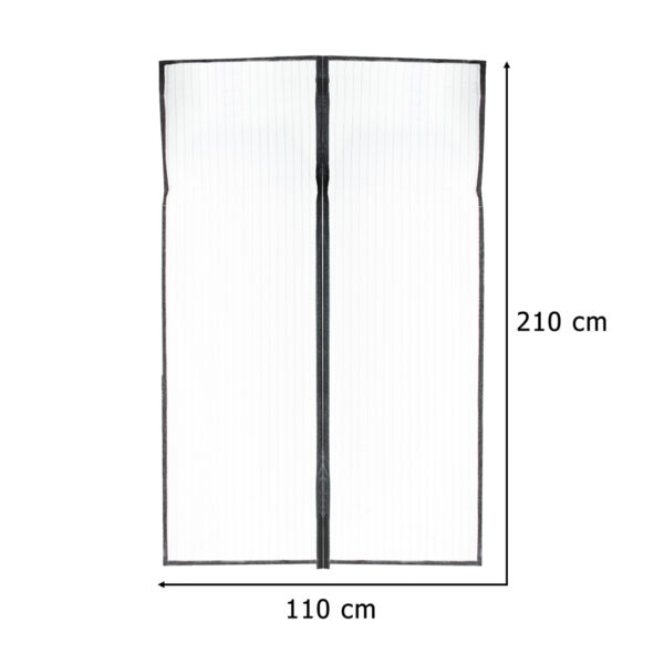 Moskitiera siatka magnetyczna LUARO na drzwi solidna mocny magnes 110x210cm - obrazek 12