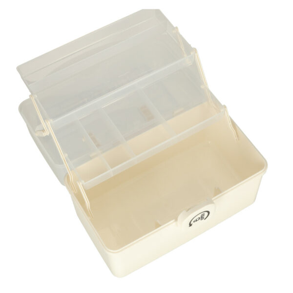 Organizer na leki pojemnik pudełko kasetka apteczka duży XXL na zamek skrzynka 34x19x22,5cm - obrazek 2