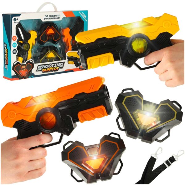 Paintball laserowy pistolet x 2 + tarcza interaktywna x 2 LASER TAG - obrazek 10