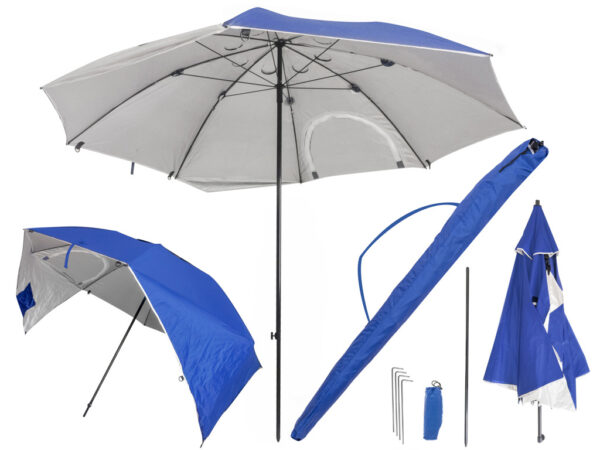 Parasol namiot plażowy ogrodowy składany duży XXL 213cm - obrazek 10