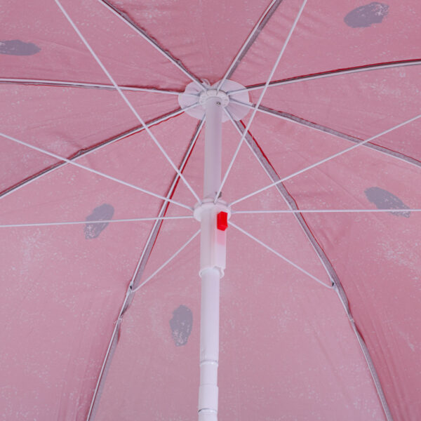 Parasol ogrodowy plażowy regulowany łamany 150cm arbuz UV - obrazek 2
