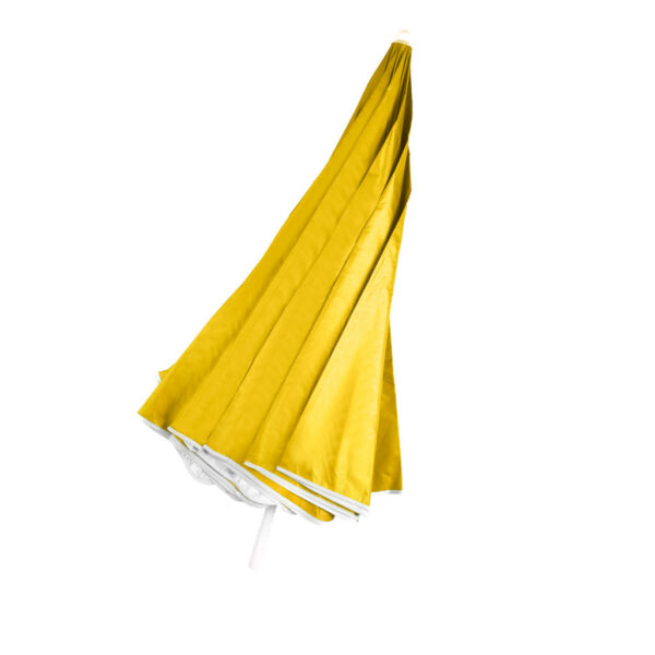 Parasol ogrodowy plażowy regulowany łamany składany UV 150cm żółty - obrazek 5