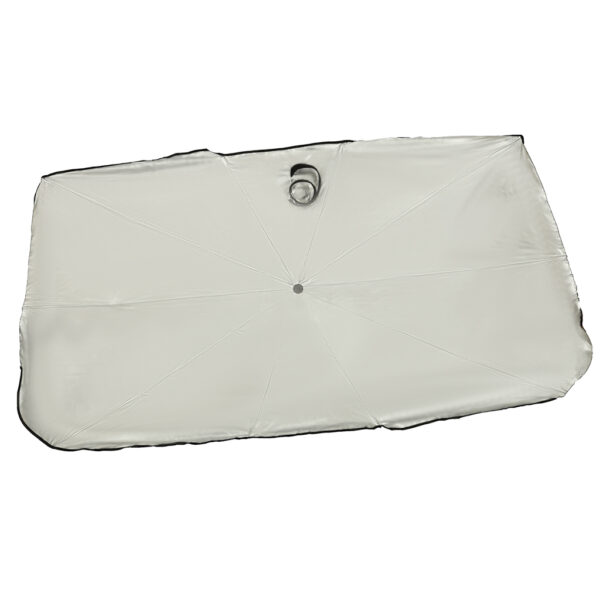 Parasol osłona przeciwsłoneczna na przednią szybę do samochodu auta mata składana UV 65x110cm - obrazek 2