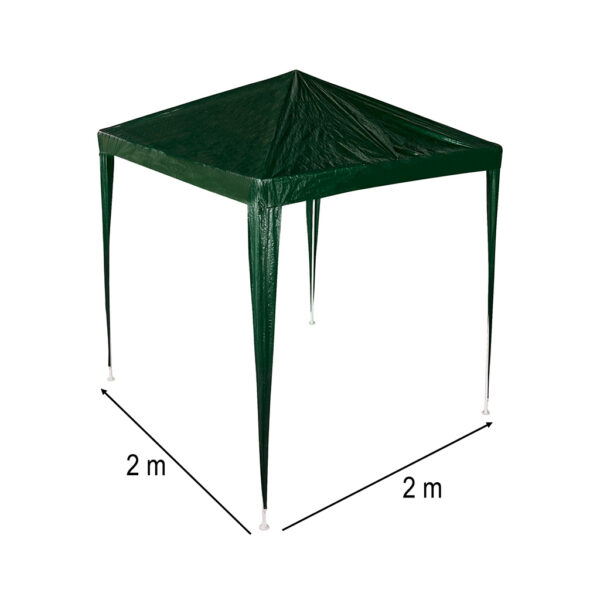 Pawilon ogrodowy namiot imprezowy handlowy altana zielona 2 x 2m - obrazek 6
