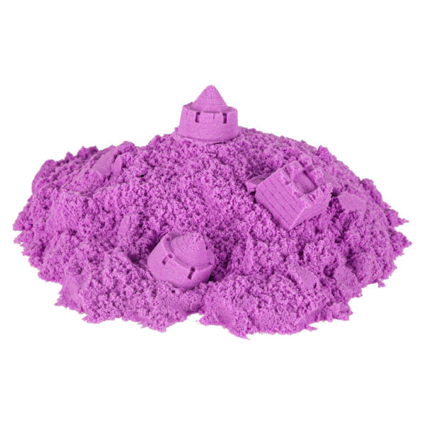 Piasek dla dzieci 1kg w woreczku fioletowy - obrazek 3